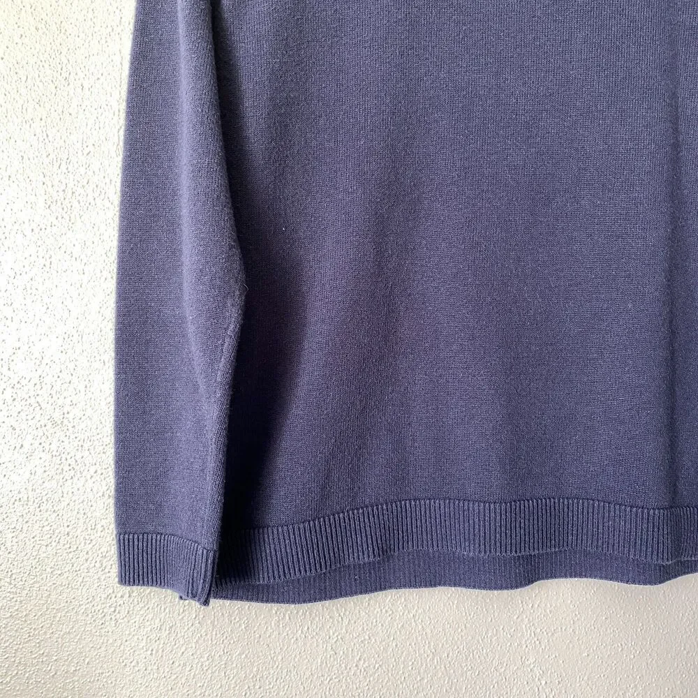 Charter Club Regatta Royale Nautical Sailboat Pullover Sweater Women's Medium